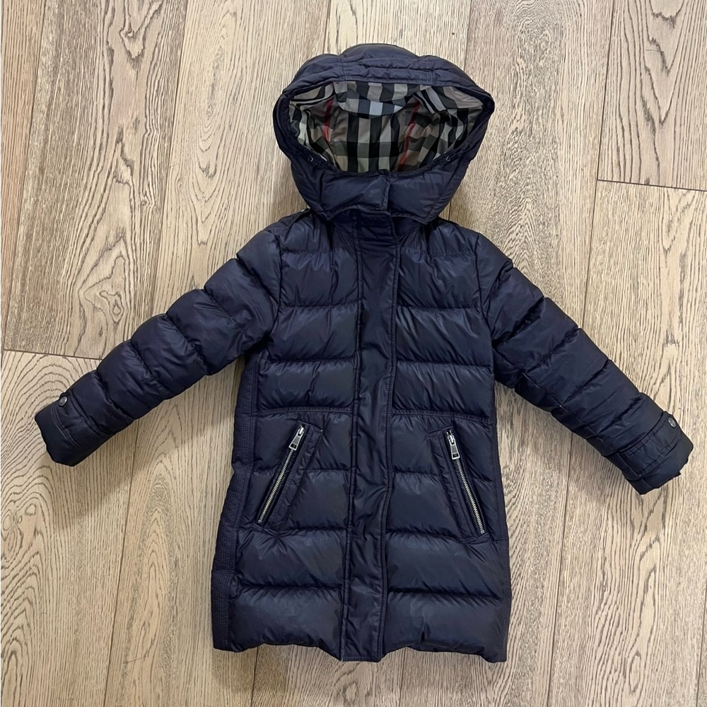 Burberry | Navy Kids Puffer Coat